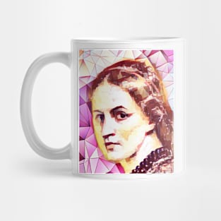 Anne Bronte Pink Portrait | Anne Bronte Artwork 13 Mug